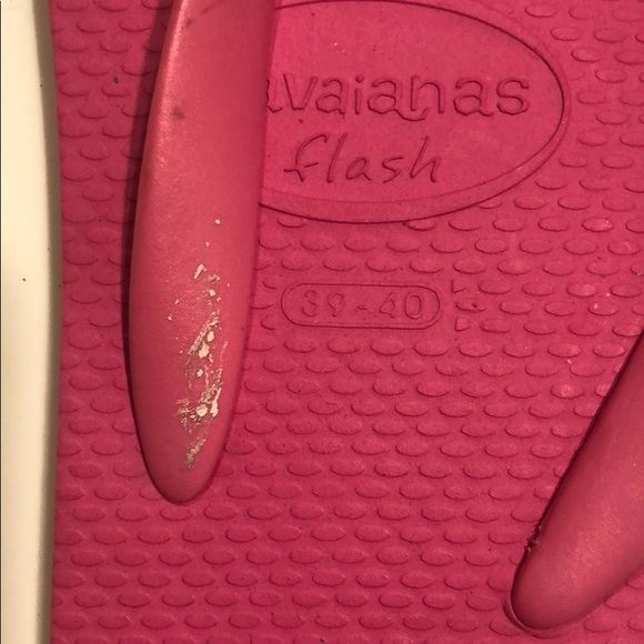 HAVAIANAS Flash hot pink EUR 39-40 USA 9-10 SANDAL - Picture 2 of 4